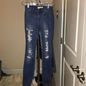 Pacsun Jegging with Cuts Skinny Slim Fit Womens